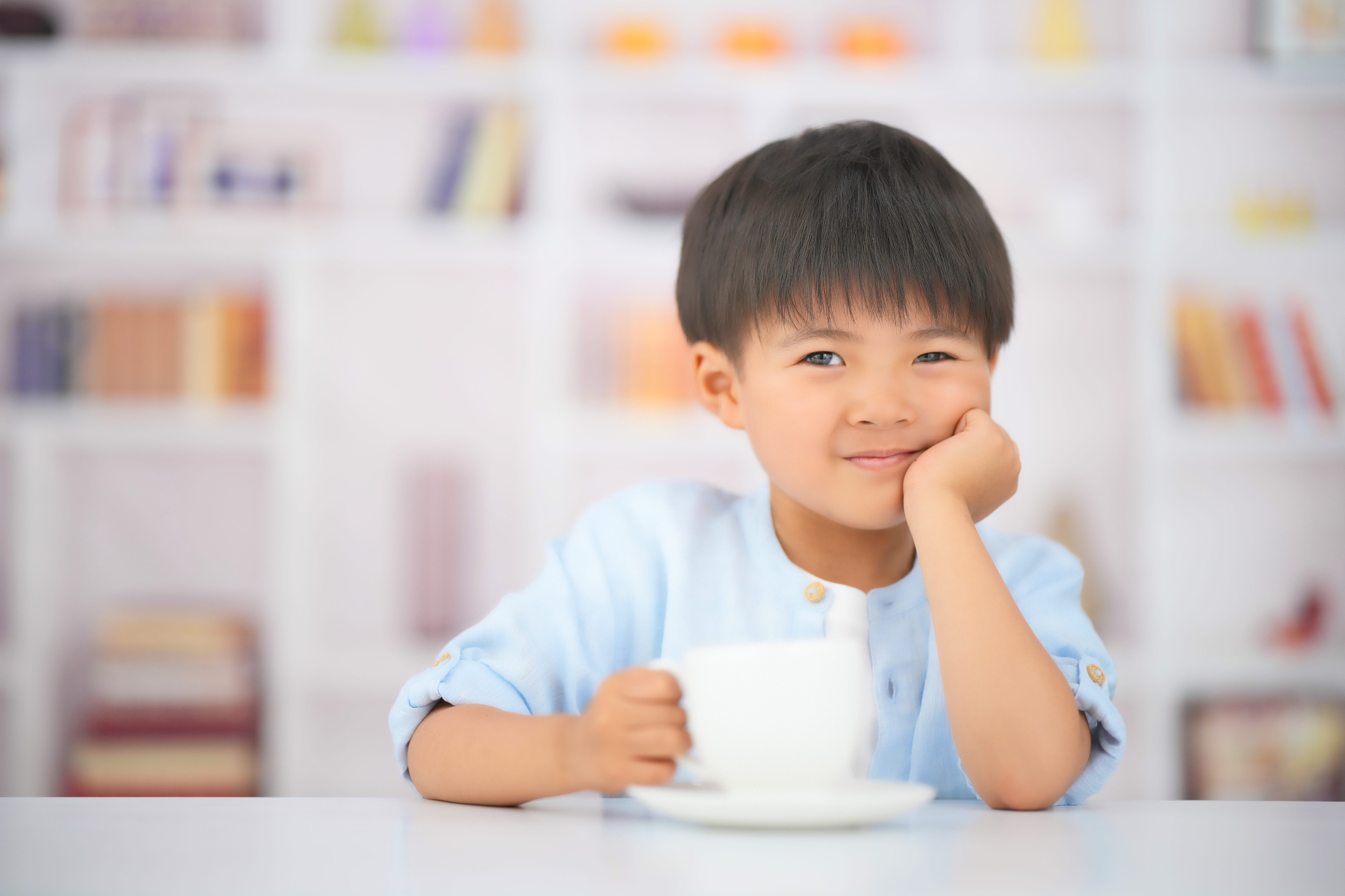 考える子ども