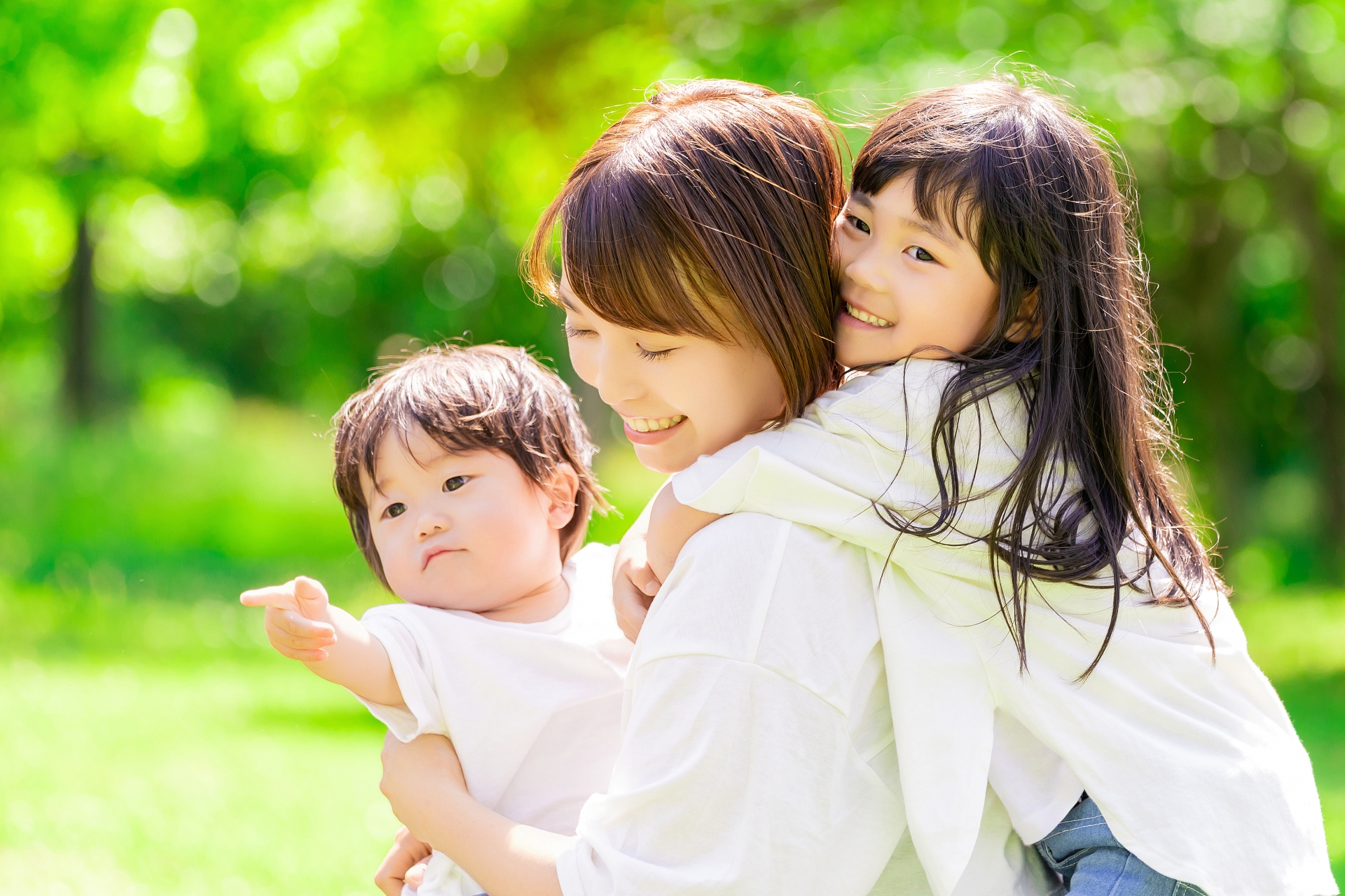 親子の触れ合い