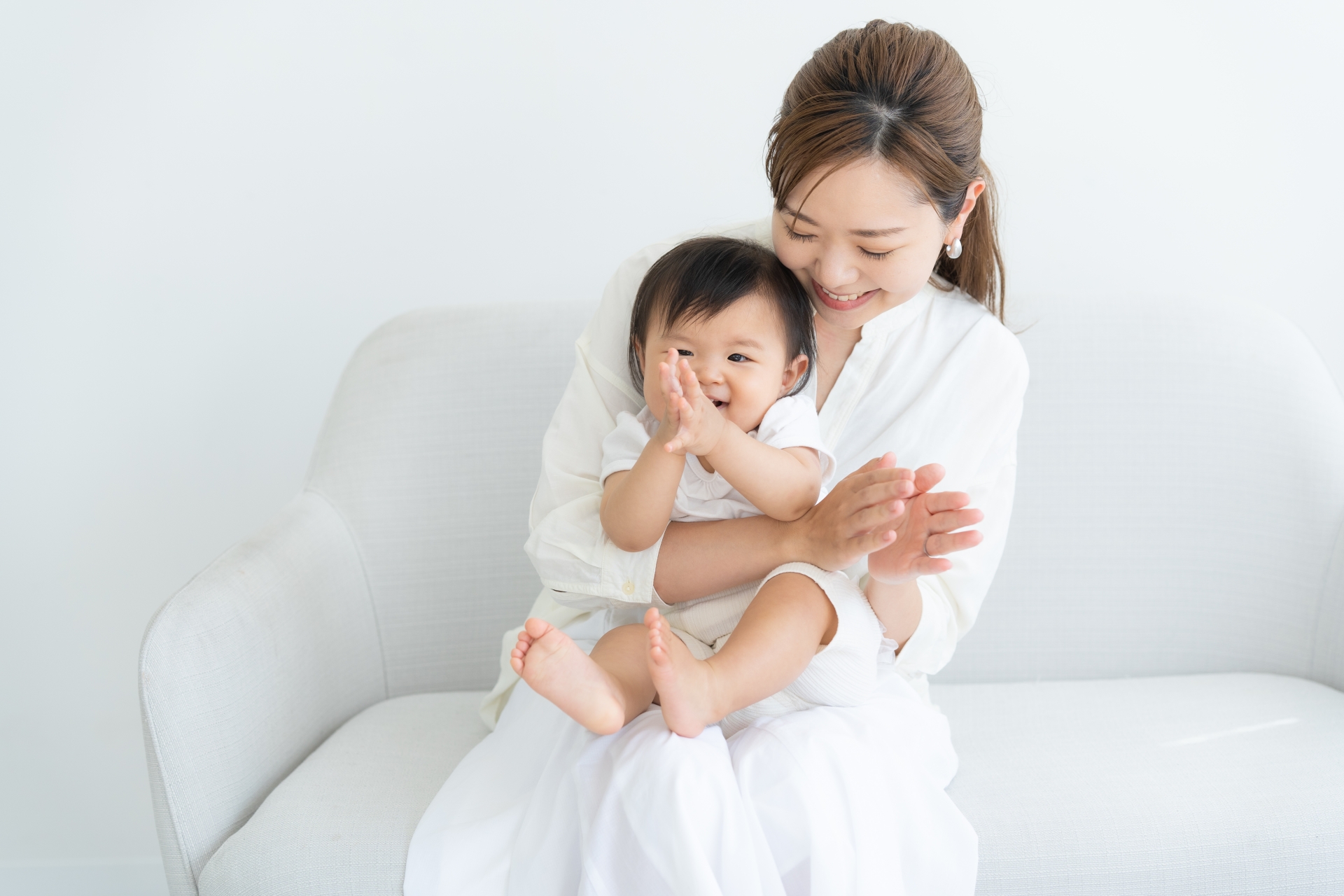 親子のスキンシップ