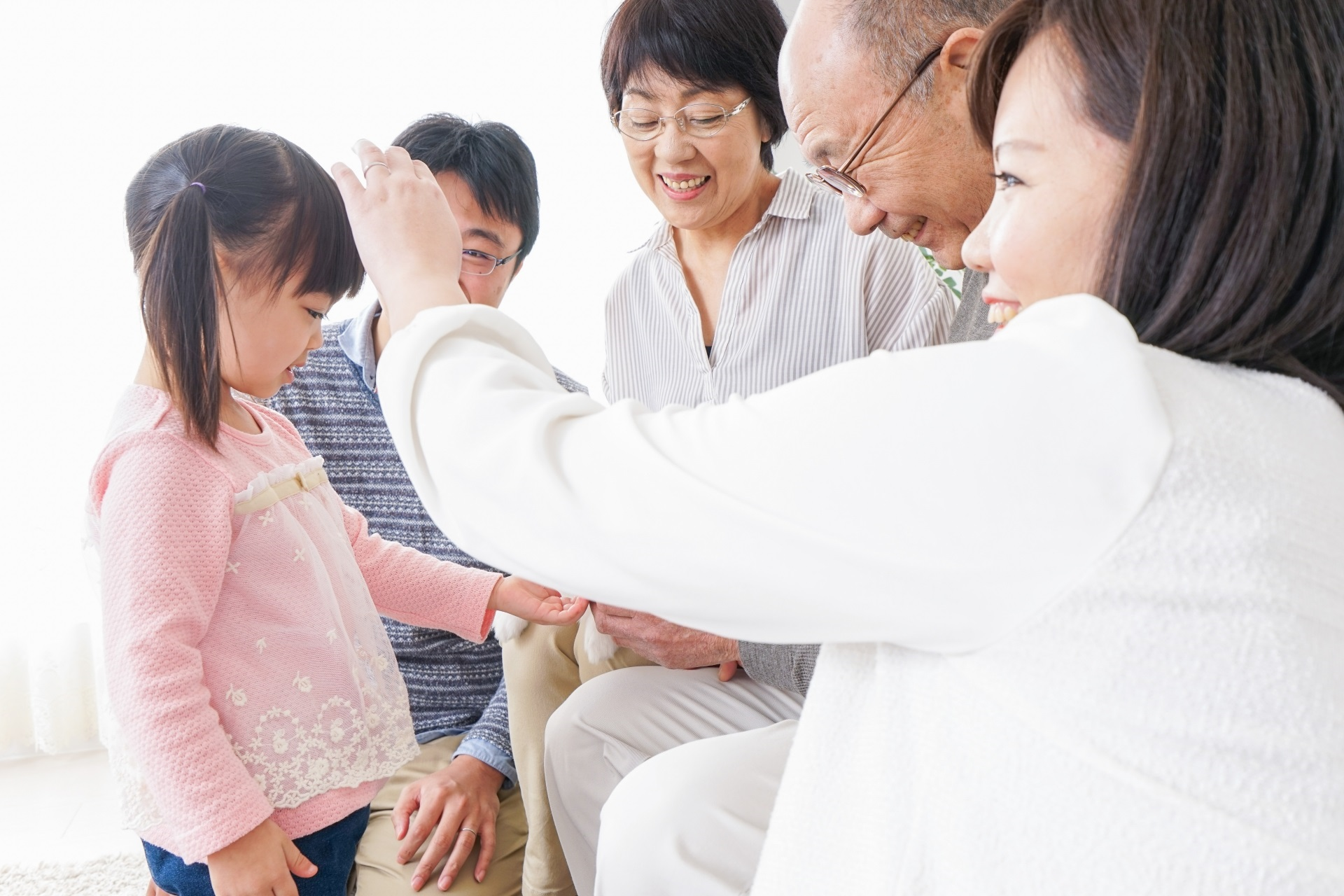 家族みんなで褒める