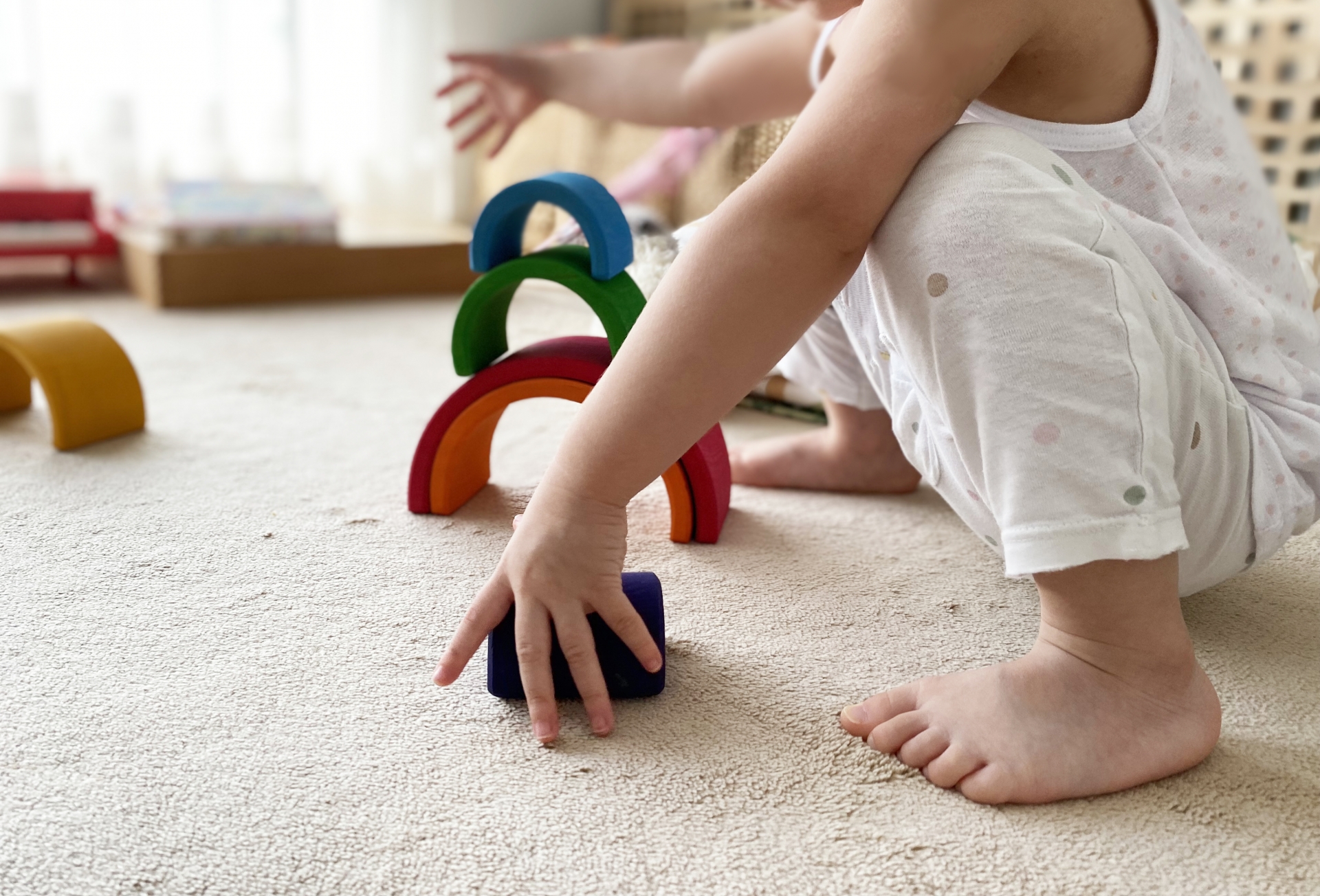 積み木を並べる