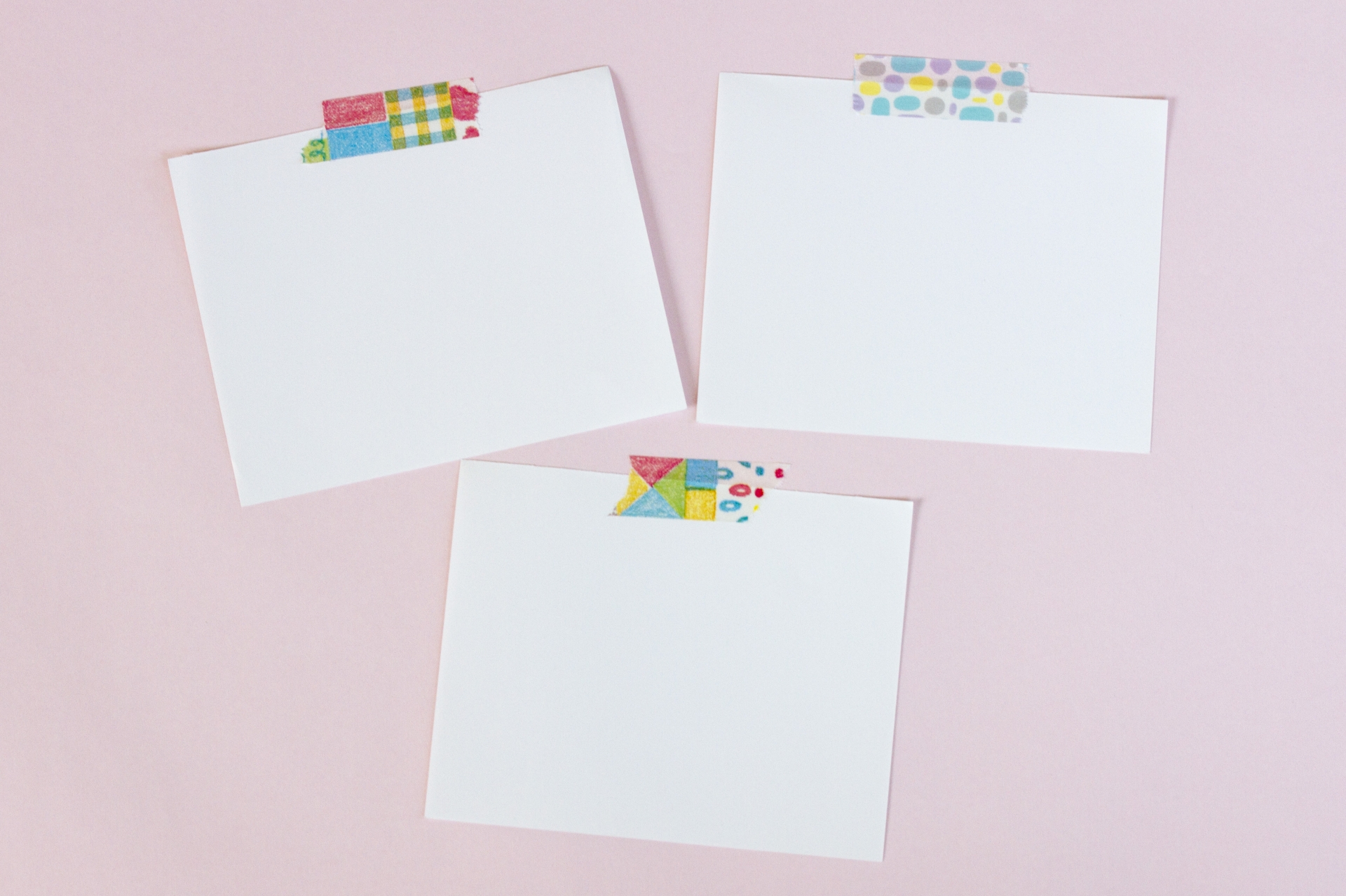 紙とマスキングテープ