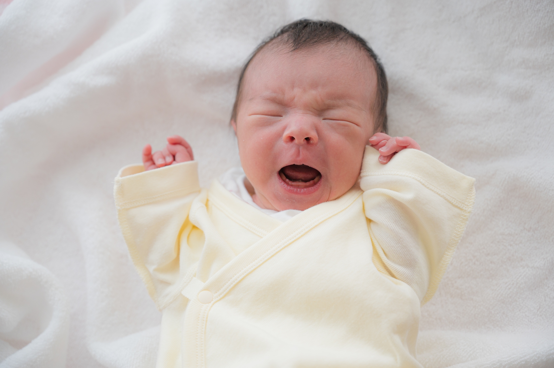 不機嫌な赤ちゃん