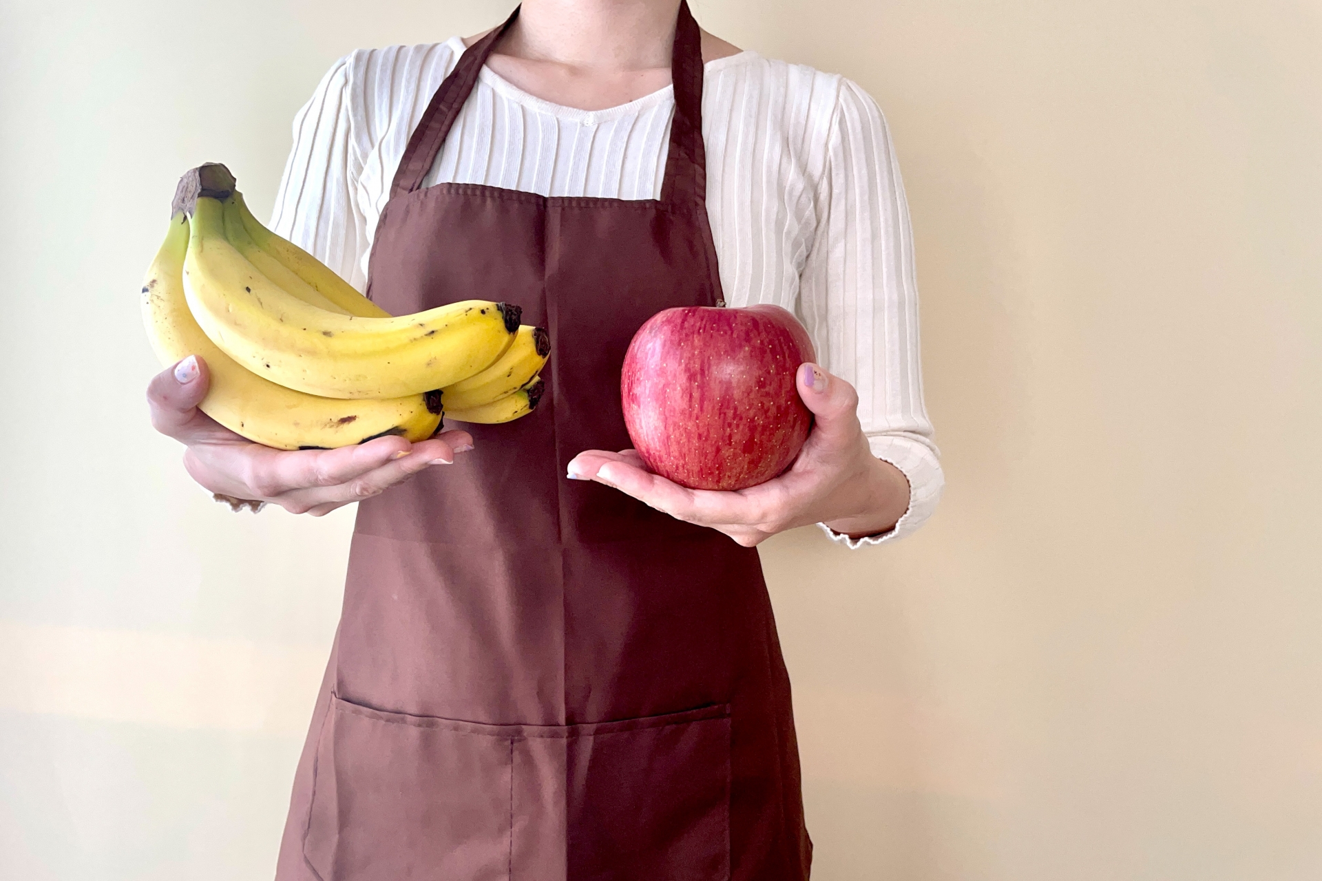 バナナとりんご