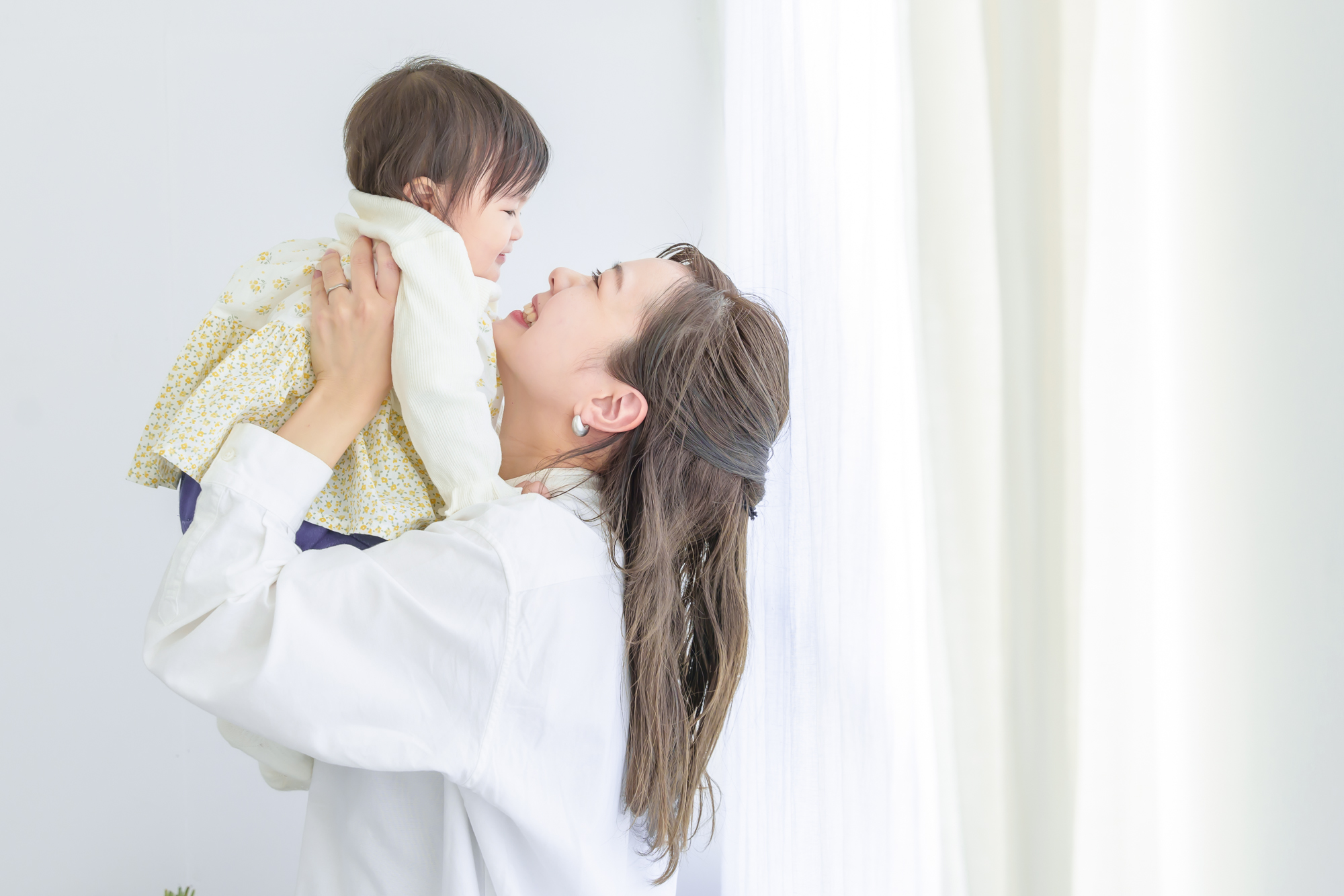 親子のスキンシップ