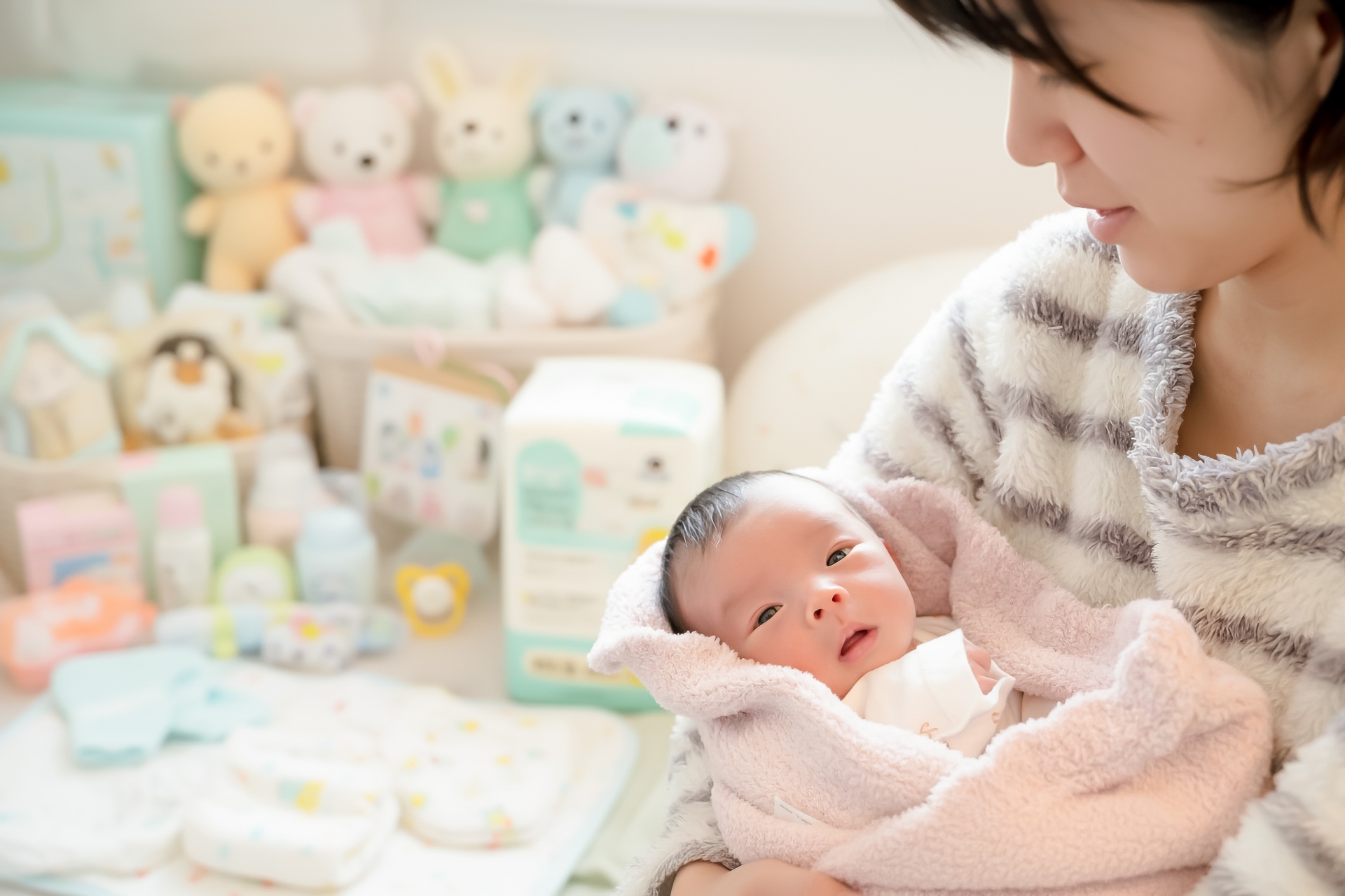 生まれたての赤ちゃん