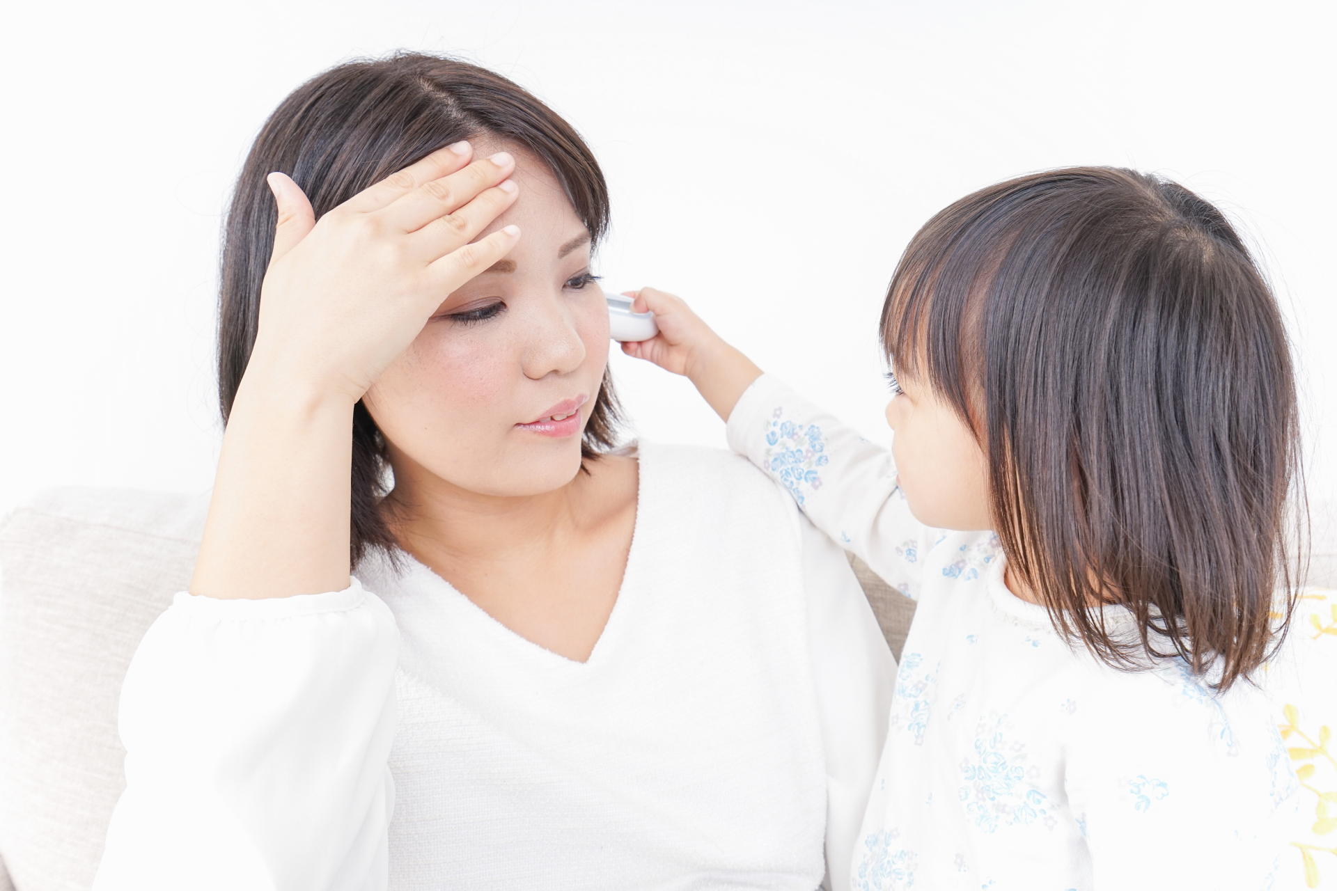 ママを心配する子ども