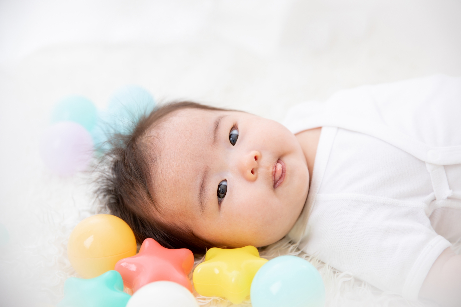 あかちゃんとボール