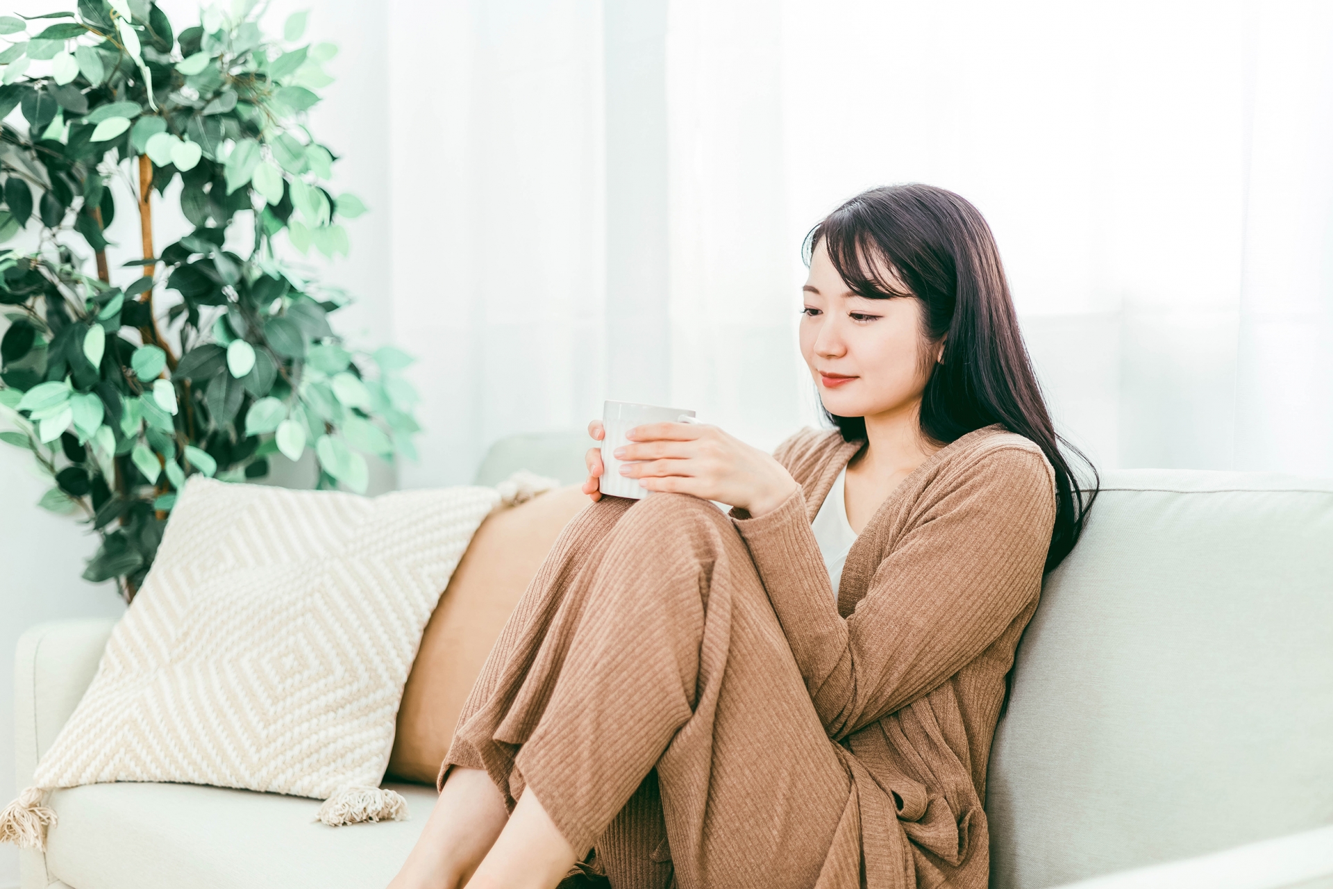 ゆったりするママ