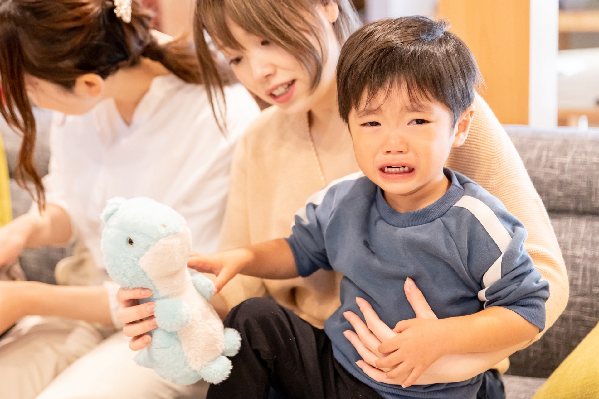 あやされる子ども