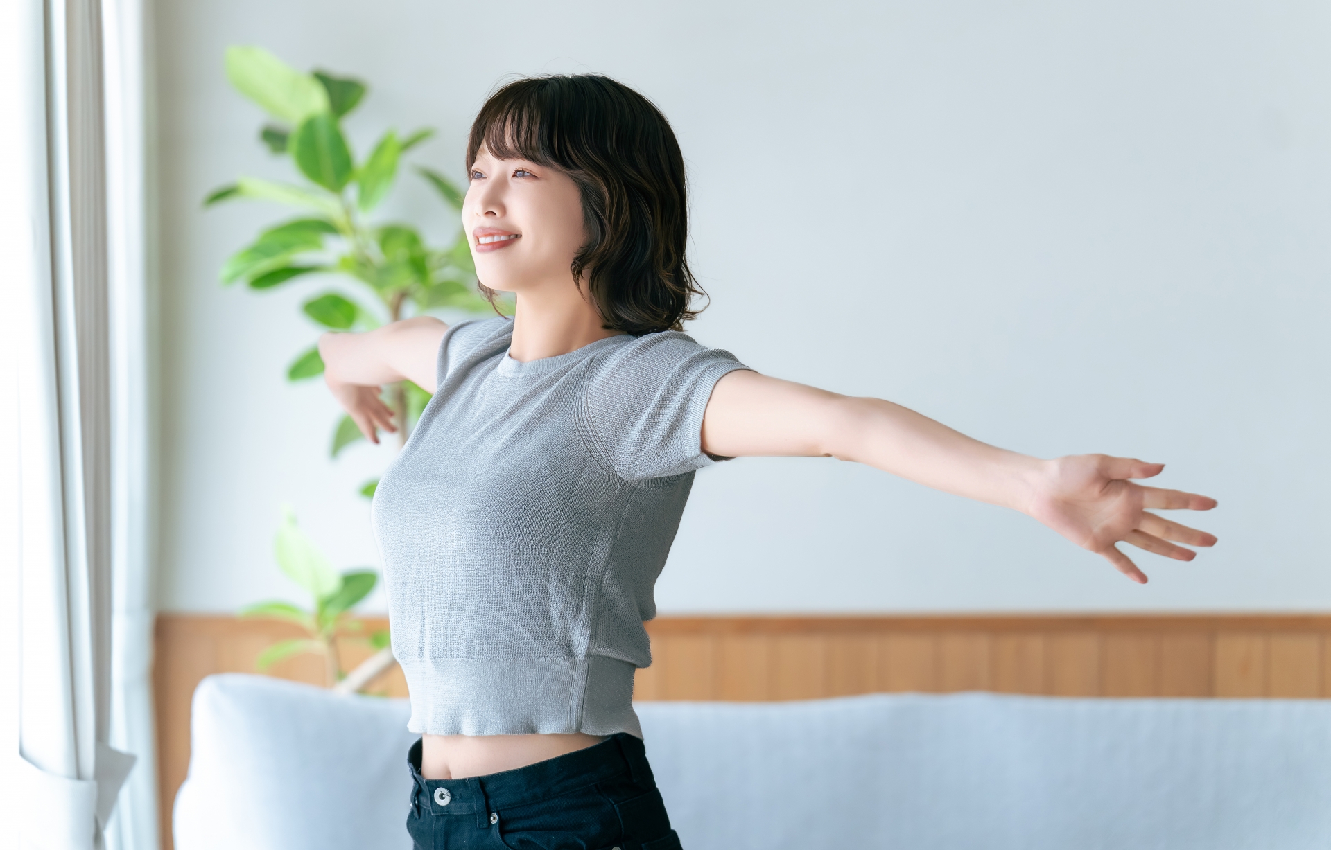 ゆったりするママ