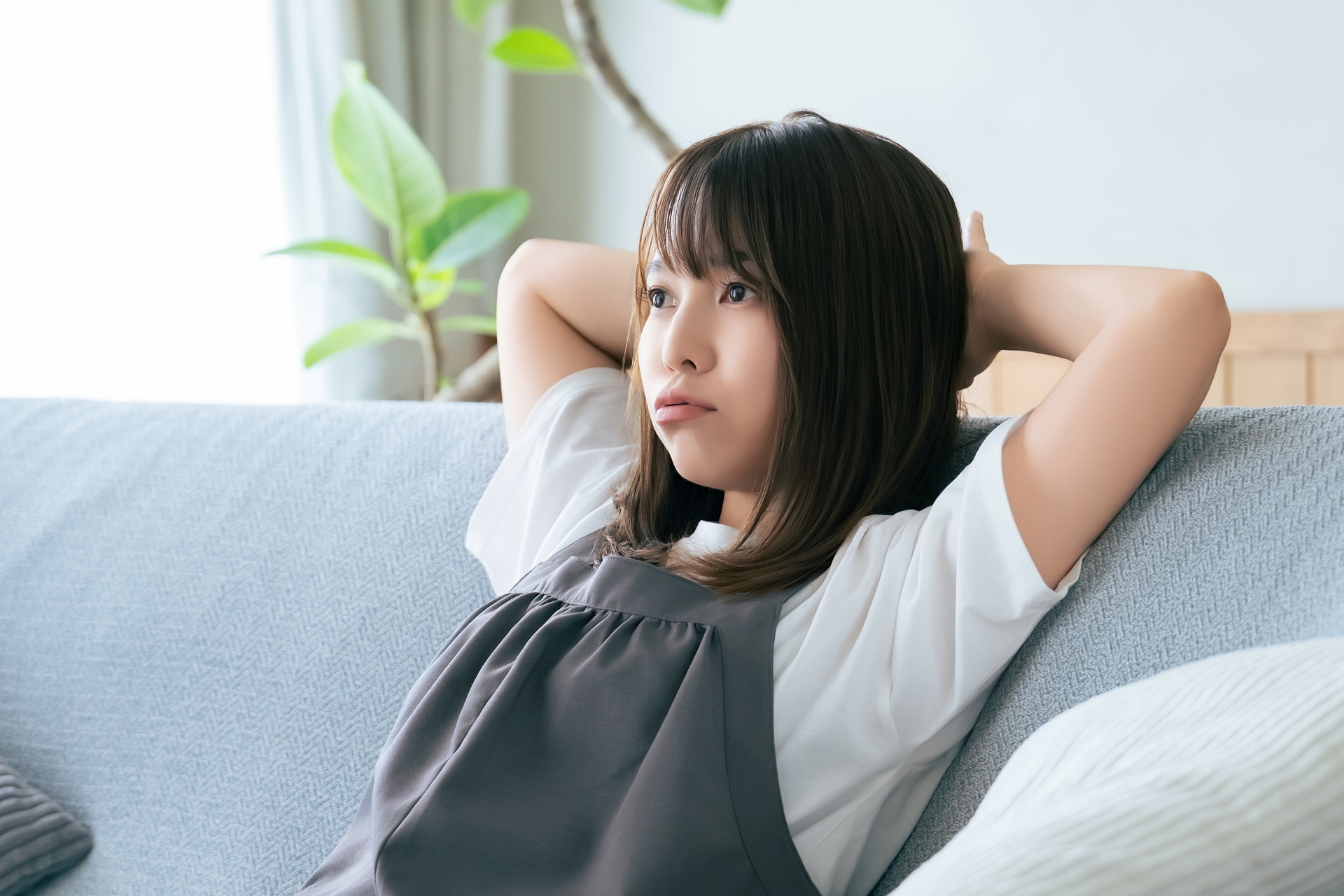 考えるママ